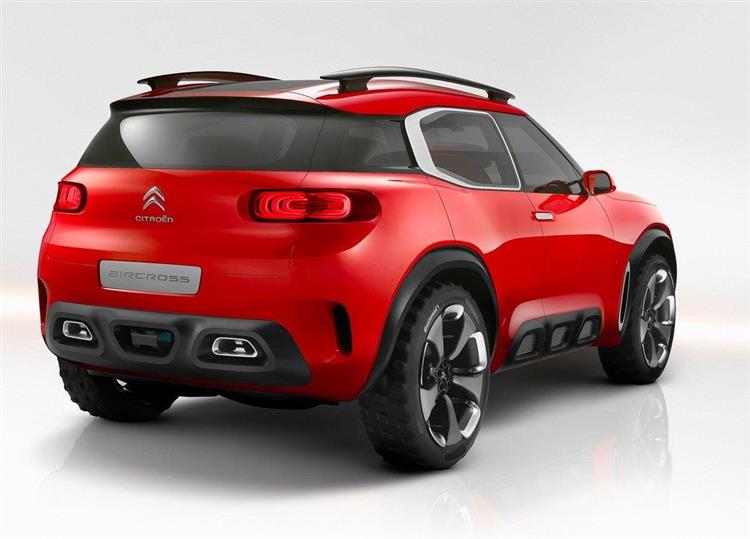 Avec ses airs de Cactus, le concept Citroën Aircross cible les Nissan Qashqai, Renault Kadjar et Volkswagen Tiguan