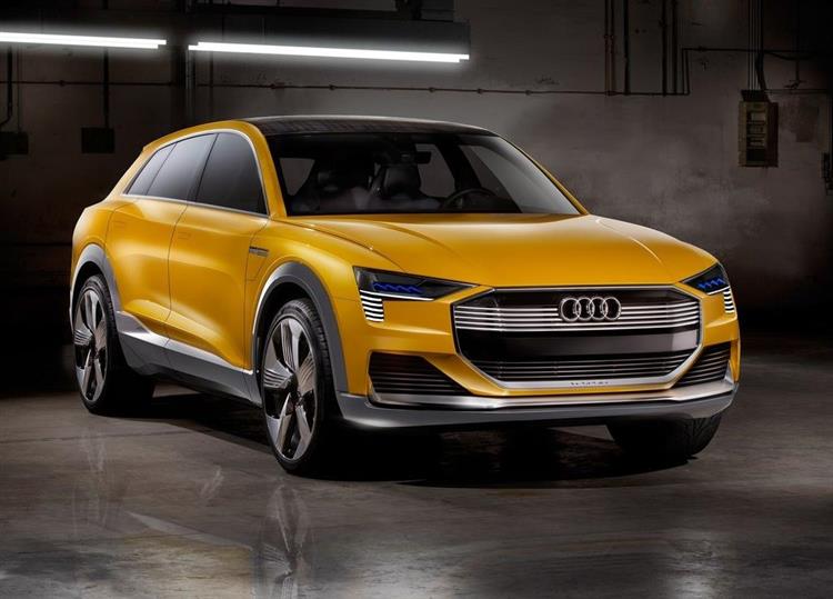 Après la version 100 % électrique à Francfort, Audi présente la version à hydrogène de son futur Q6 h-tron