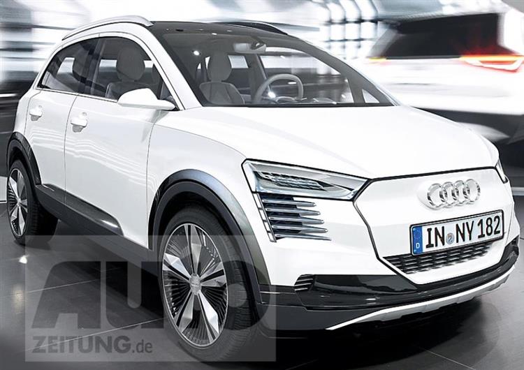 Tout en rondeur, le futur Audi Metro à motorisation électrique s’inspire des lignes de feu la citadine Audi A2 (crédits: Auto Zeitung)