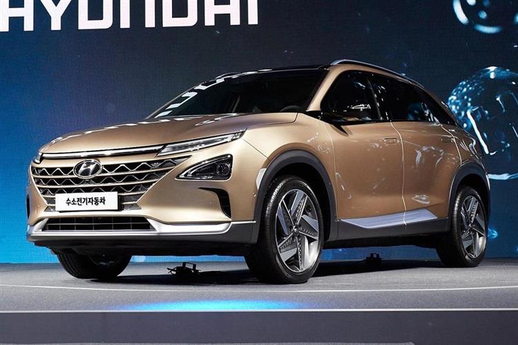 Proche de la série, le nouveau véhicule à hydrogène de Hyundai prend la forme d’un SUV et offrira jusqu’à 580 km d’autonomie
