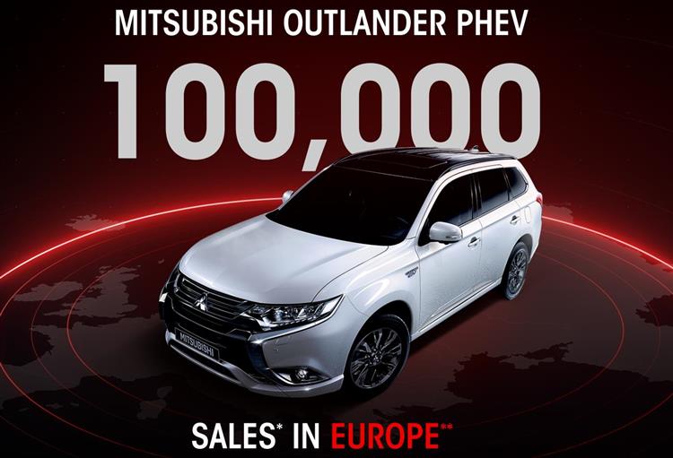 Depuis son lancement en Europe en 2013, le Mitsubishi Outlander hybride rechargeable s’est vendu à plus de 100 000 unités