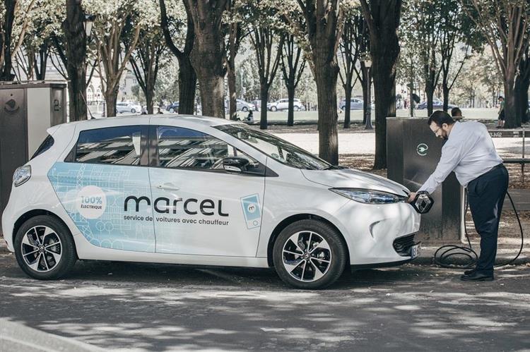 Avec 90 Renault ZOE à son lancement, le VTC Marcel veut bousculer les acteurs du secteur grâce à de faibles coûts d’exploitation et des tarifs attractifs