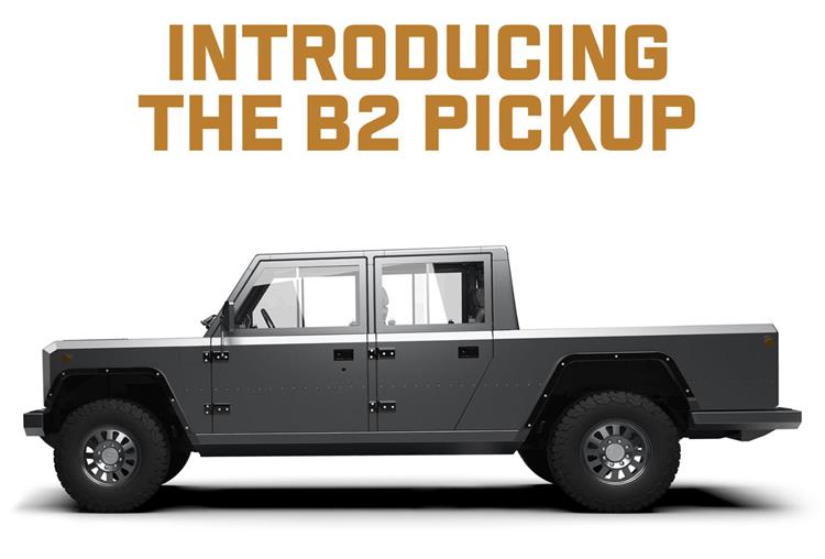 Après son premier modèle B1 dont les livraisons débuteront l’an prochain, le jeune constructeur newyorkais annonce un second 4x4 électrique baptisé B2