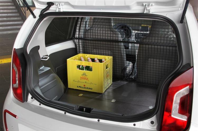 Volkswagen e-load up! : basé sur la citadine VW e-up, ce nouvel utilitaire peut transporter jusqu’à 245 kg de charge utile