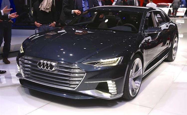 Au salon de Genève 2015, le concept Audi Prologue devient hybride rechargeable et est décliné en version break Avant