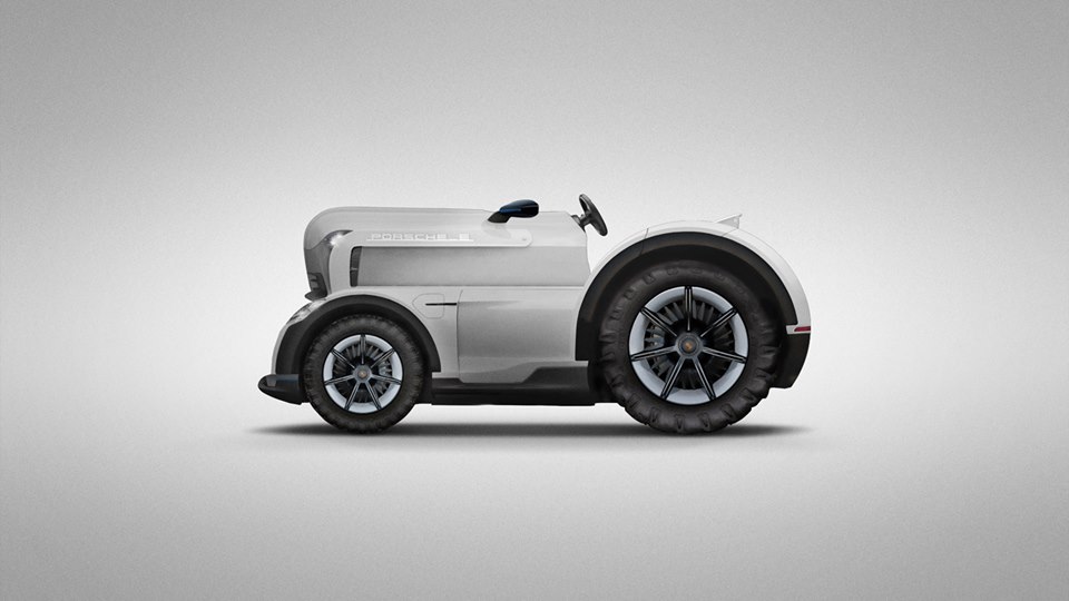Poisson d'avril : Porsche présente son premier tracteur électrique