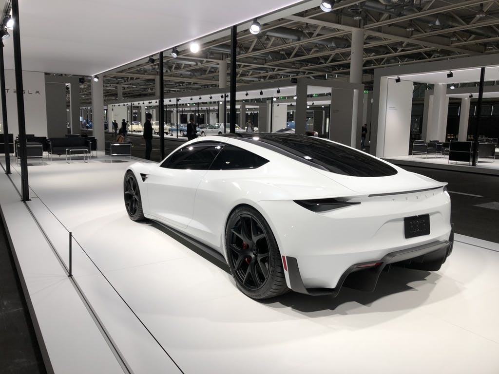 Tesla Roadster en Europe