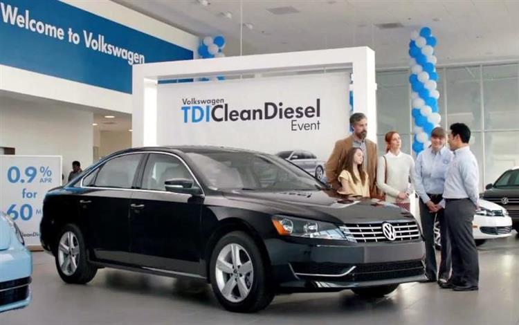 Aux Etats-Unis, le constructeur Volkswagen a communiqué sur un diesel « propre » pour séduire les acheteurs