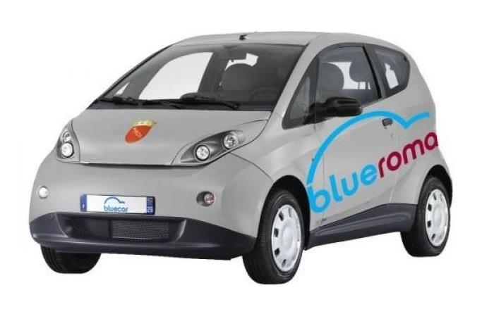 A Rome, le service d’autopartage sera baptisé Blueroma et comptera fin 2016 quelque 150 véhicules électriques