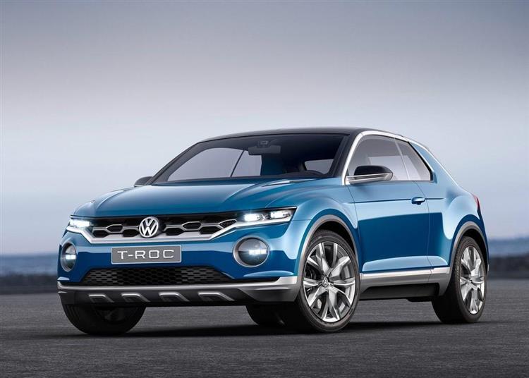 Les lignes du Volkswagen T-Cross devraient s’inspirer du concept T-Roc dévoilé sur l’édition 2014 du salon de Genève