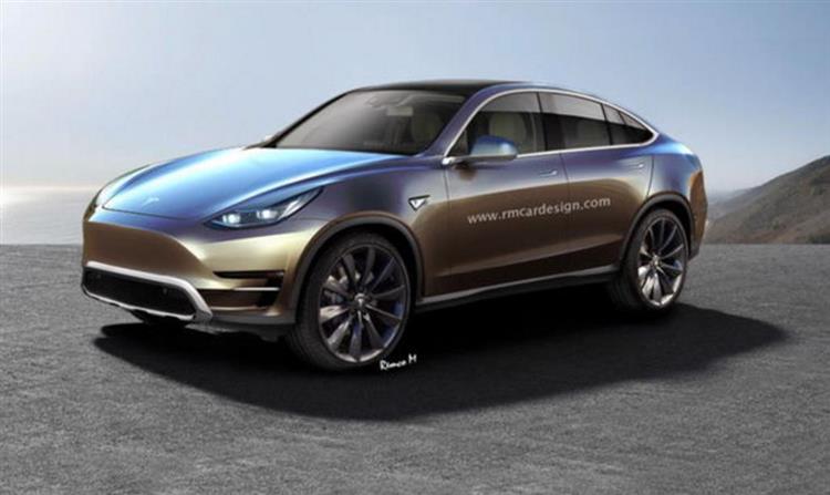 Si aucun calendrier n’a été dévoilé par Elon Musk, on sait toutefois que le futur Tesla Model Y reposera sur le châssis de la Model 3 (crédits : rmcardesign.com)