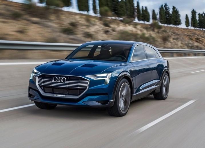 Premier modèle 100 % électrique de la firme, l’Audi e-tron Quattro délivrera près de 600 ch et une autonomie de 500 km sur une seule charge