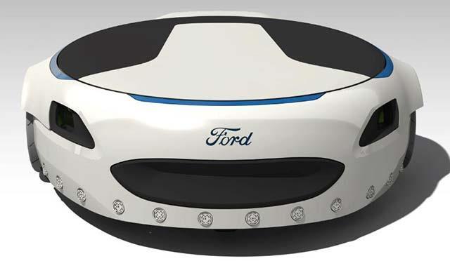 Imaginée par un ingénieur allemand du constructeur, le Ford Carr-E offre une autonomie de 22 km et prend place dans le coffre arrière du véhicule