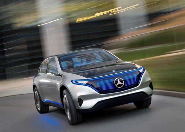 Préfiguration du premier modèle électrique à l’étoile, le concept Mercedes Generation EQ sera commercialisé en 2019