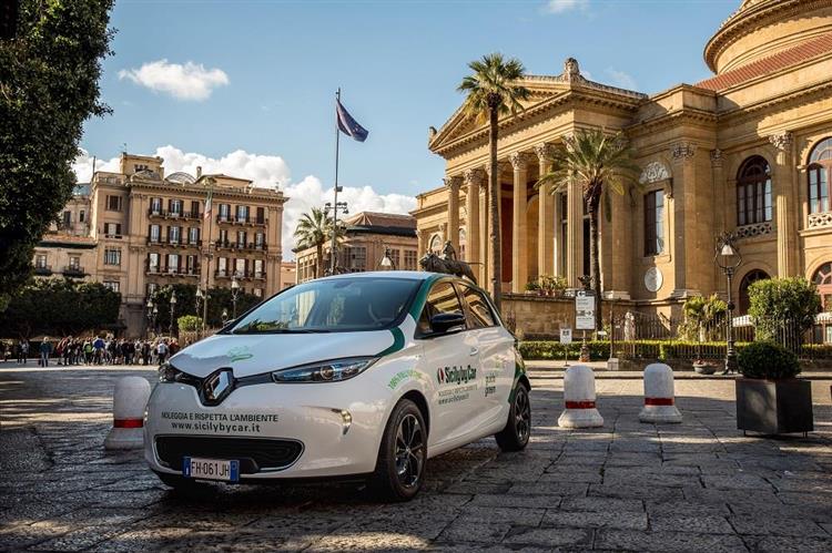 En partenariat avec le louer Sicily by Car, Renault va livrer 200 citadines ZOE électriques et installer 400 bornes de recharge