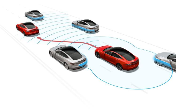 Avec la mise à jour de son système de conduite autonome AutoPilot progresse encore et devance la concurrence