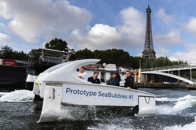 Bientôt testé sur la Seine, le bateau taxi Sea Bubble inventé par le français Alain Thébault sera accueilli à Venise avant de prendre ses quartiers d’hiver à Dubaï