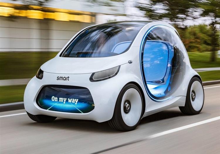 A Francfort, le groupe Daimler dévoilera sous la forme d’un concept une Smart Fortwo électrique, totalement autonome et connectée