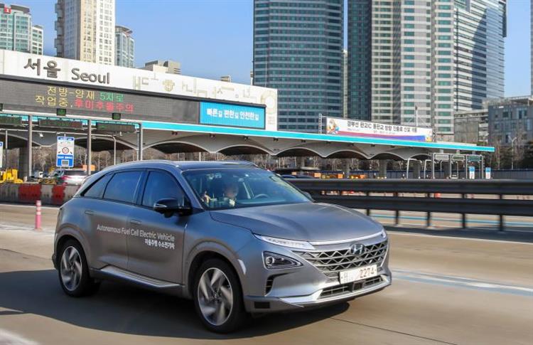 A peine présenté, le véhicule à hydrogène de dernière génération de Hyundai vient de parcourir 190 km sans aucune intervention humaine