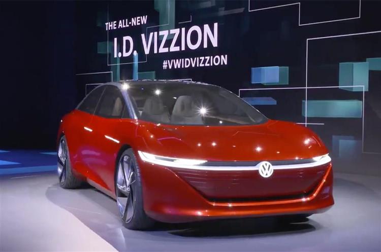 La version de série du concept I.D. Vizzion dévoilé en mars à Genève sera mise en production en 2022