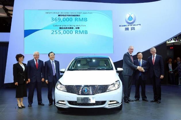 La BYD-Daimler Denza intègre une batterie d’une capacité de 47,5 kWh, soit près du double de celle intégrée à la Nissan LEAF, modèle électrique le plus vendu au monde