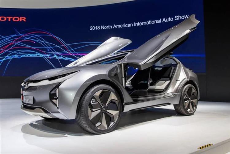 Révélé en début d’année à Detroit, le concept Enverge annonce l’arrivée de GAC Motors sur le marché des véhicules électriques