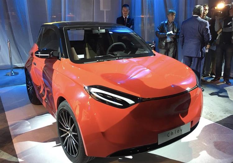 Assemblée fin 2020 sur le site belge de Gosselies, le premier véhicule électrique du groupe chinois Thunder Power offrira une autonomie de 300 km (crédits : SOGEPA)