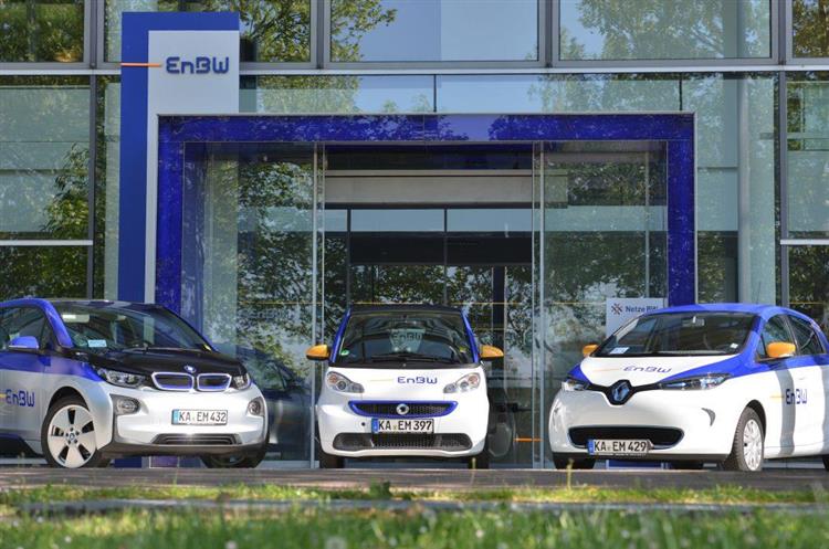 Pour promouvoir son activité liée aux infrastructures de charge, l’énergéticien allemand EnBW veut faire l’acquisition de 14 000 voitures électriques