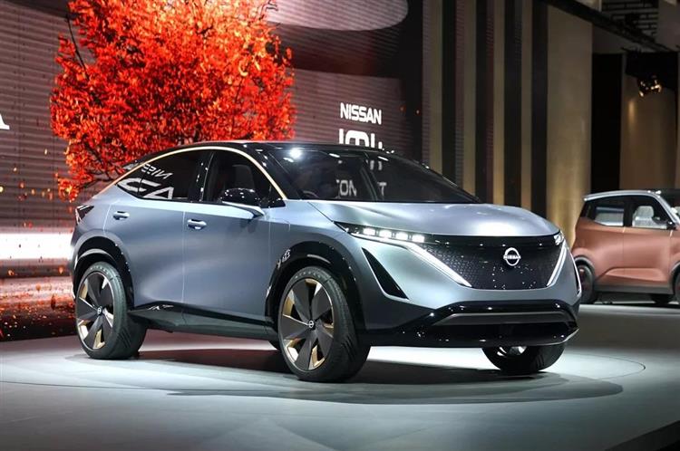 Commercialisée en 2021 à un tarif « abordable », la version de série du concept Nissan Ariya offrira jusqu’à 500 km d’autonomie sur une seule charge