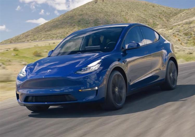 Livré dès le mois de mars aux clients nord-américains, le Tesla Model Y offrira désormais une autonomie d’environ 500 km EPA