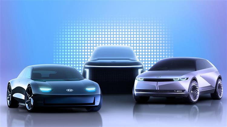 D’ici 2024, la marque IONIQ de Hyundai dédiée à l’électrique accueillera deux SUV et une berline à la carrière mondiale