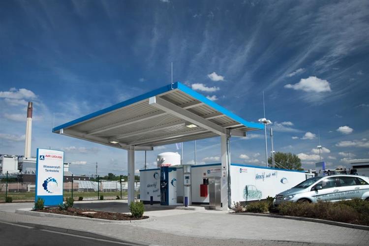 La première station de distribution d’hydrogène ouverte au grand public a été inaugurée en 2012 à Düsseldorf, en Allemagne