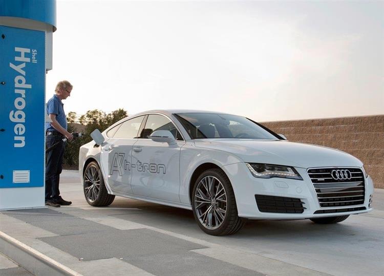 Audi A7 Sportback h-tron : la première voiture électrique à hydrogène qui peut recharger sa batterie sur une source d’énergie externe