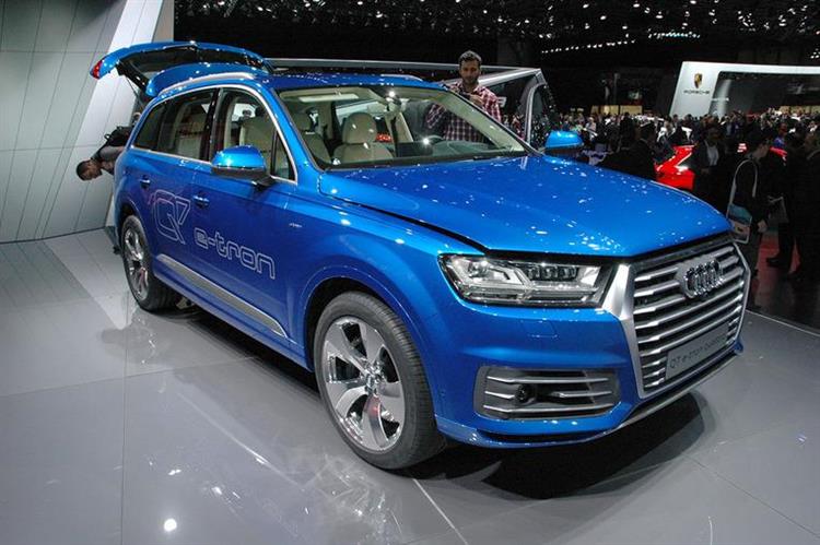 Hybride rechargeable, le SUV Audi Q7 e-tron Quattro vient d’être présenté au salon de Genève 2015