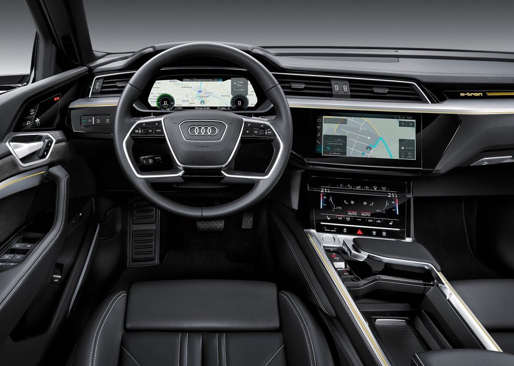Habitacle Audi e-tron électrique