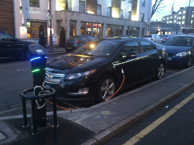 Borne de recharge voiture électrique Londres