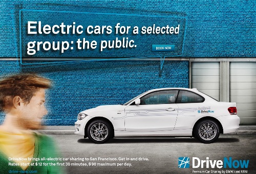 Autopartage Drive Now (BMW et SIXT)